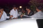 Shahrukh Khan snapped post midnight with fan outside a recording studio in Bandra on 1st June 2012 (2).JPG